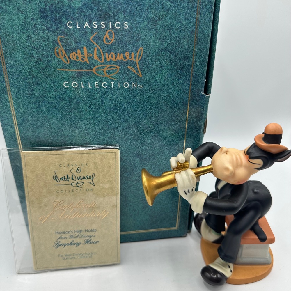 Disney WDCC Symphony Hour Horace Horsecollar Horaces High Notes Figurine COA Box